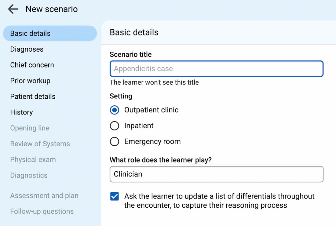 Easy Case Creation